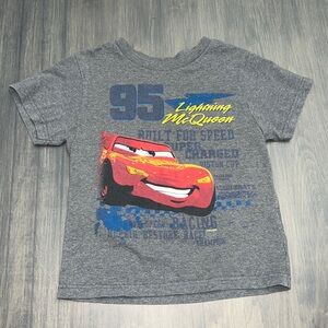 Disney Pixar Cars Lightning McQueen Boys T-Shirt Size 5/6